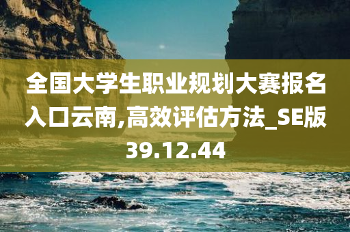 全国大学生职业规划大赛报名入口云南,高效评估方法_SE版39.12.44