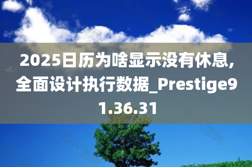 2025日历为啥显示没有休息,全面设计执行数据_Prestige91.36.31