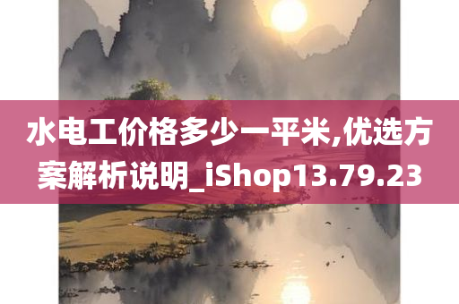 水电工价格多少一平米,优选方案解析说明_iShop13.79.23