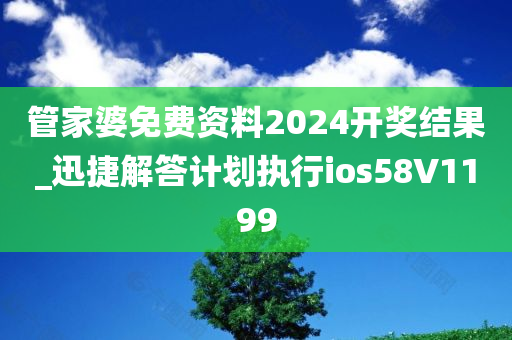 管家婆免费资料2024开奖结果_迅捷解答计划执行ios58V1199