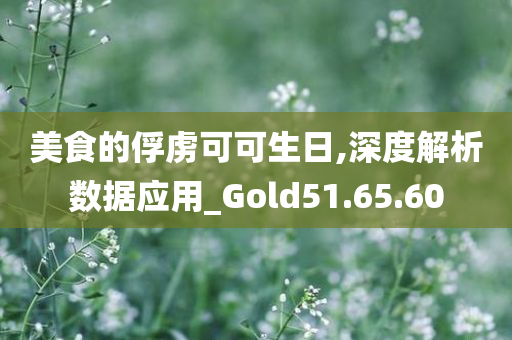 美食的俘虏可可生日,深度解析数据应用_Gold51.65.60