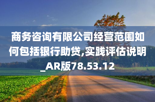 商务咨询有限公司经营范围如何包括银行助贷,实践评估说明_AR版78.53.12