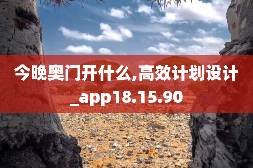 今晚奥门开什么,高效计划设计_app18.15.90