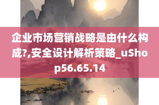 企业市场营销战略是由什么构成?,安全设计解析策略_uShop56.65.14