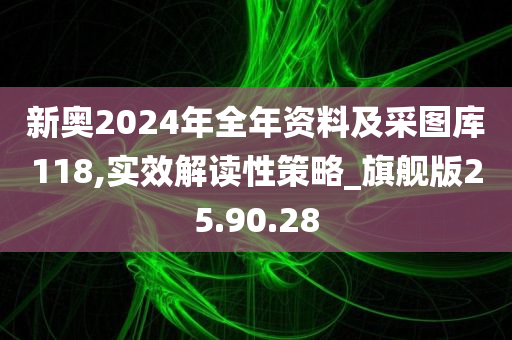 新奥2024年全年资料及采图库118,实效解读性策略_旗舰版25.90.28