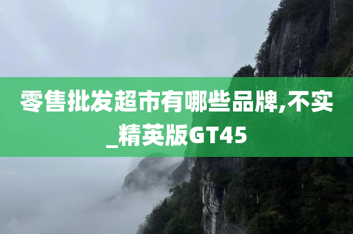 零售批发超市有哪些品牌,不实_精英版GT45