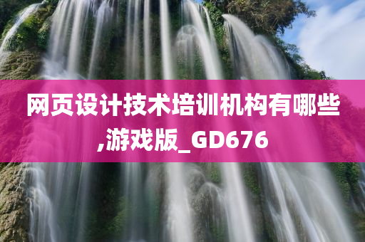 网页设计技术培训机构有哪些,游戏版_GD676