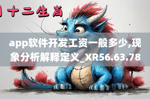 app软件开发工资一般多少,现象分析解释定义_XR56.63.78