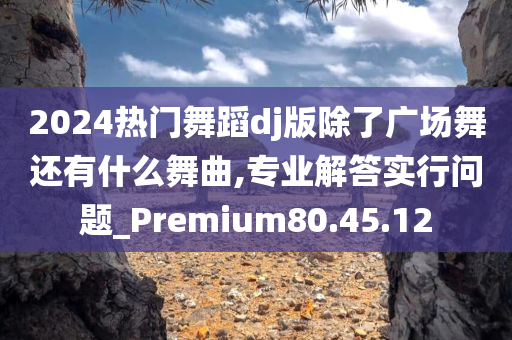 2024热门舞蹈dj版除了广场舞还有什么舞曲,专业解答实行问题_Premium80.45.12