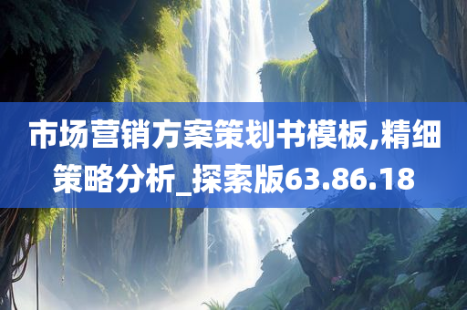 市场营销方案策划书模板,精细策略分析_探索版63.86.18