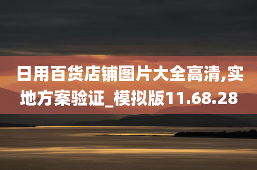 日用百货店铺图片大全高清,实地方案验证_模拟版11.68.28