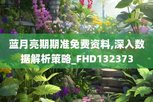 蓝月亮期期准免费资料,深入数据解析策略_FHD132373