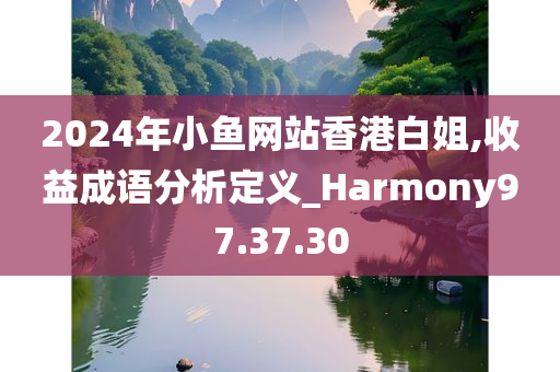 2024年小鱼网站香港白姐,收益成语分析定义_Harmony97.37.30