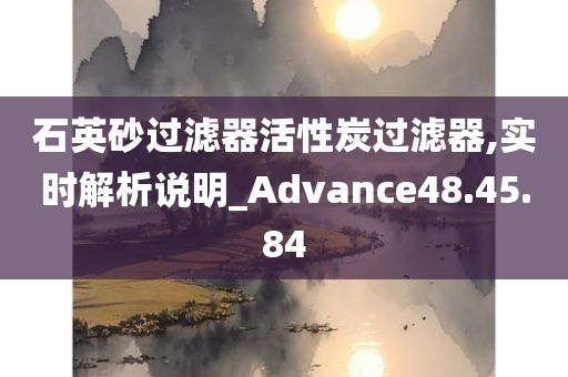 石英砂过滤器活性炭过滤器,实时解析说明_Advance48.45.84