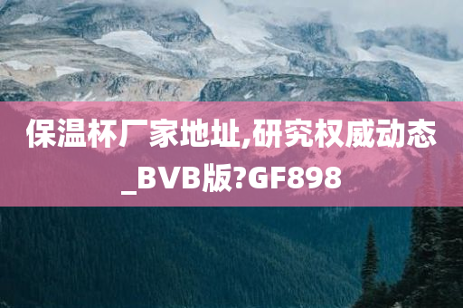 保温杯厂家地址,研究权威动态_BVB版?GF898