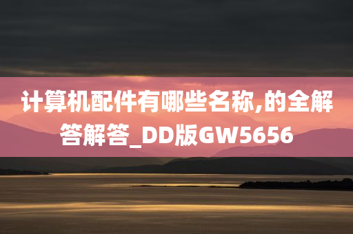 计算机配件有哪些名称,的全解答解答_DD版GW5656