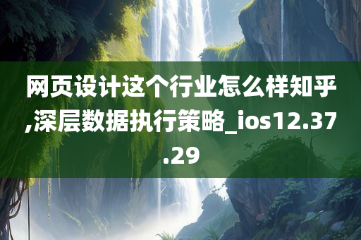 网页设计这个行业怎么样知乎,深层数据执行策略_ios12.37.29