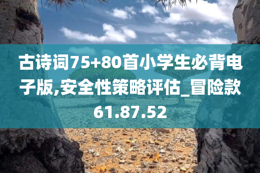 古诗词75+80首小学生必背电子版,安全性策略评估_冒险款61.87.52