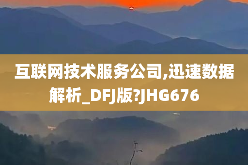 互联网技术服务公司,迅速数据解析_DFJ版?JHG676