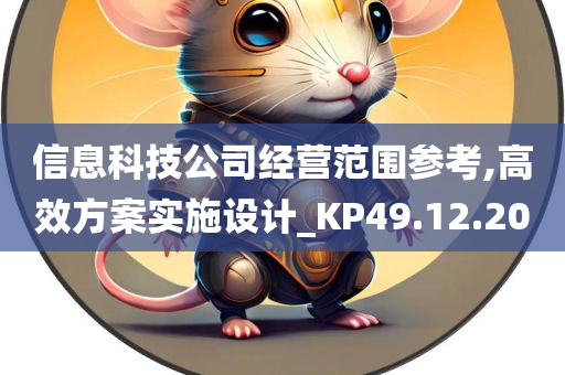 信息科技公司经营范围参考,高效方案实施设计_KP49.12.20