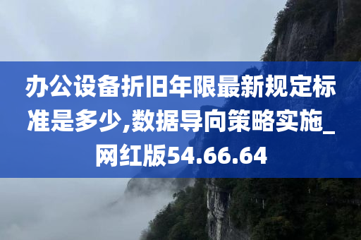 办公设备折旧年限最新规定标准是多少,数据导向策略实施_网红版54.66.64