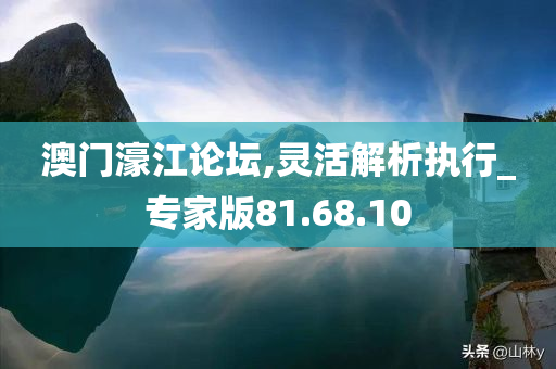 澳门濠江论坛,灵活解析执行_专家版81.68.10