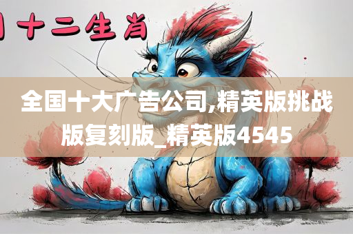 全国十大广告公司,精英版挑战版复刻版_精英版4545