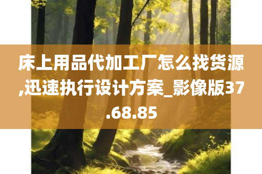 床上用品代加工厂怎么找货源,迅速执行设计方案_影像版37.68.85