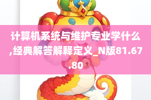 计算机系统与维护专业学什么,经典解答解释定义_N版81.67.80