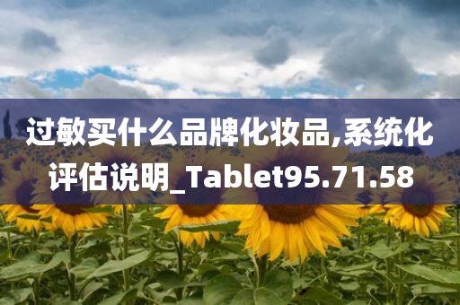 过敏买什么品牌化妆品,系统化评估说明_Tablet95.71.58