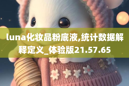 luna化妆品粉底液,统计数据解释定义_体验版21.57.65