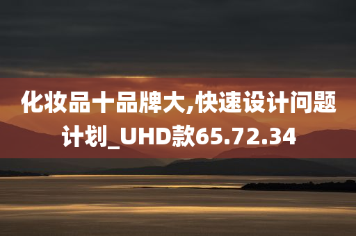 化妆品十品牌大,快速设计问题计划_UHD款65.72.34