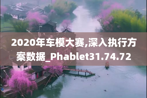 2020年车模大赛,深入执行方案数据_Phablet31.74.72