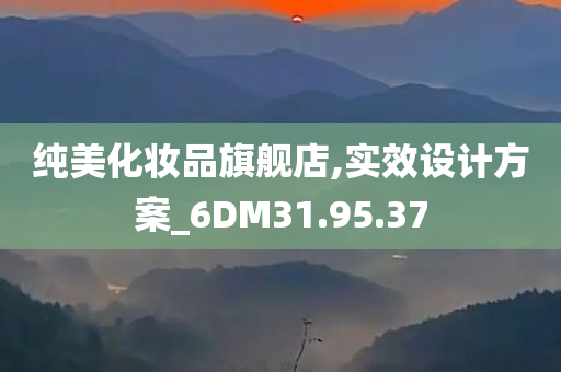 纯美化妆品旗舰店,实效设计方案_6DM31.95.37