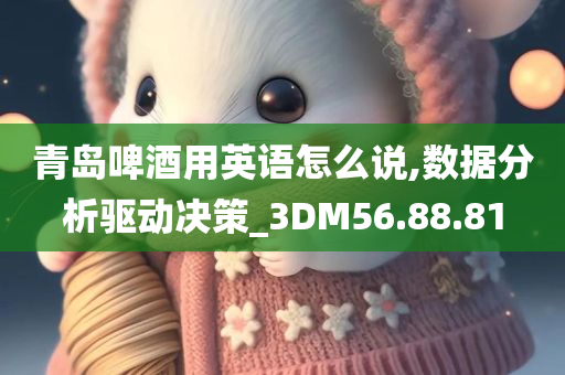 青岛啤酒用英语怎么说,数据分析驱动决策_3DM56.88.81