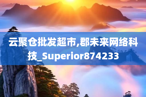 云聚仓批发超市,郡未来网络科技_Superior874233