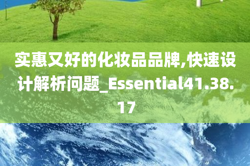 实惠又好的化妆品品牌,快速设计解析问题_Essential41.38.17