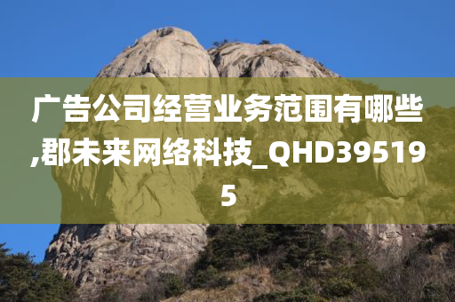 广告公司经营业务范围有哪些,郡未来网络科技_QHD395195