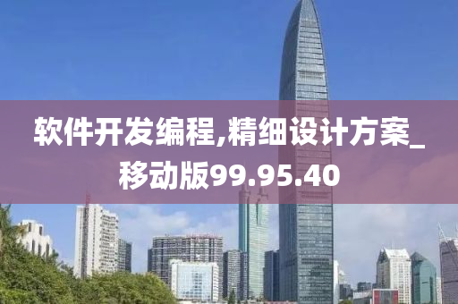 软件开发编程,精细设计方案_移动版99.95.40