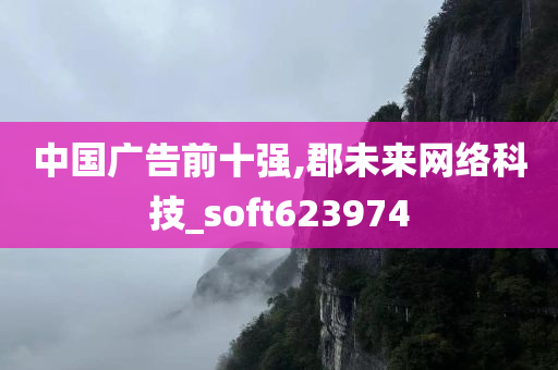 中国广告前十强,郡未来网络科技_soft623974