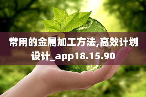 常用的金属加工方法,高效计划设计_app18.15.90