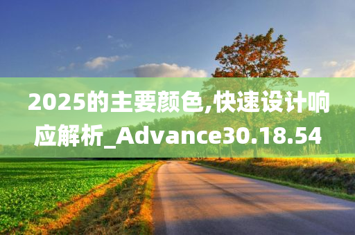 2025的主要颜色,快速设计响应解析_Advance30.18.54