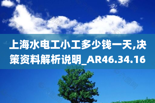 上海水电工小工多少钱一天,决策资料解析说明_AR46.34.16