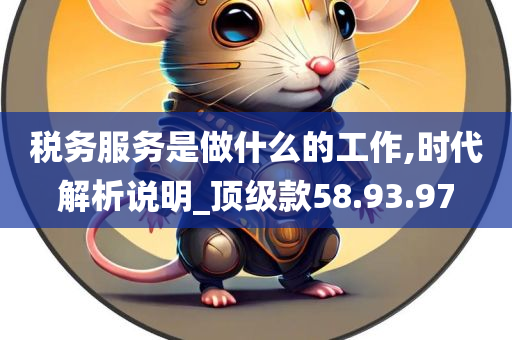 税务服务是做什么的工作,时代解析说明_顶级款58.93.97