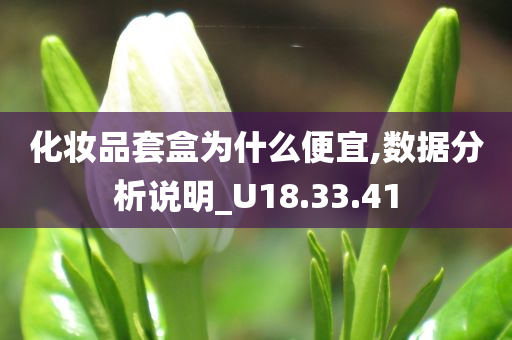 化妆品套盒为什么便宜,数据分析说明_U18.33.41