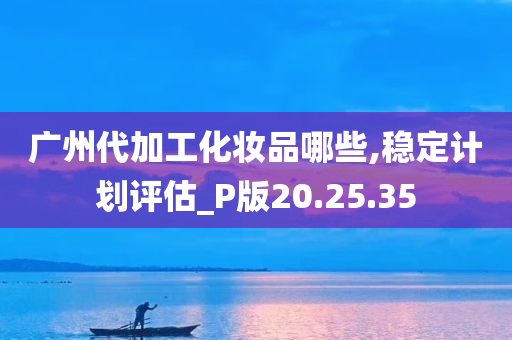 广州代加工化妆品哪些,稳定计划评估_P版20.25.35