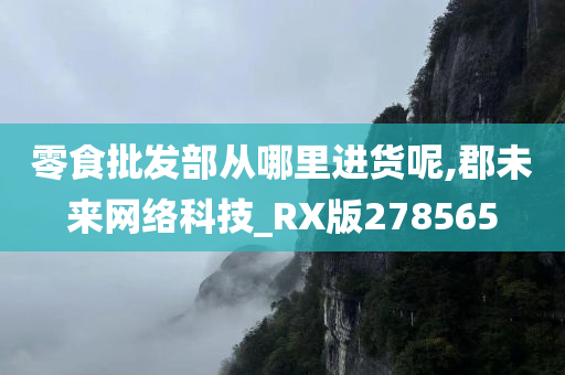 零食批发部从哪里进货呢,郡未来网络科技_RX版278565