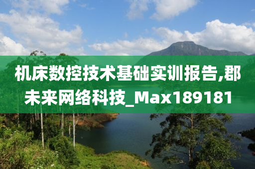 机床数控技术基础实训报告,郡未来网络科技_Max189181