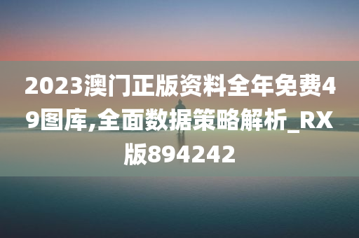 2023澳门正版资料全年免费49图库,全面数据策略解析_RX版894242