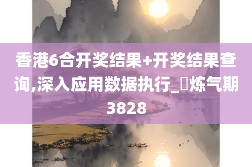 香港6合开奖结果+开奖结果查询,深入应用数据执行_‌炼气期3828